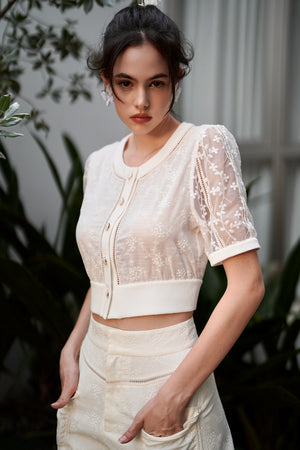 BL010CRSM24_Cotton vintage blouse