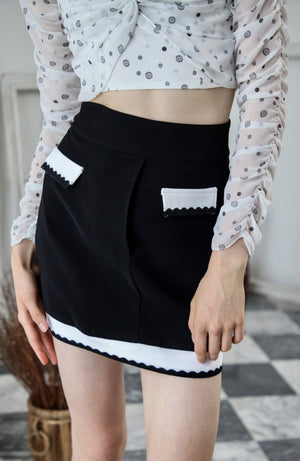 SK002BKPF23_Black Jersey Skirt