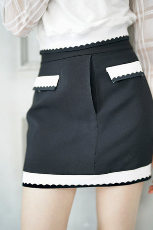 SK002BKPF23_Black Jersey Skirt